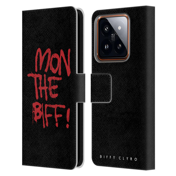 Biffy Clyro Graphics Mon The Biff Leather Book Wallet Case Cover For Xiaomi 14