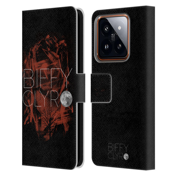 Biffy Clyro Graphics Red Leather Book Wallet Case Cover For Xiaomi 14