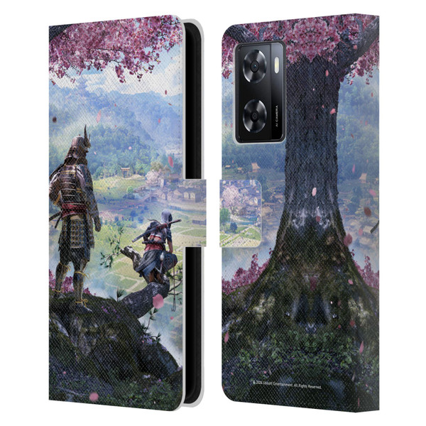 Assassin's Creed Shadows Graphics Key Art Leather Book Wallet Case Cover For OPPO A57s