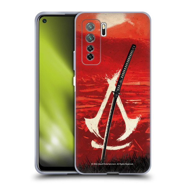Assassin's Creed Shadows Graphics Crest Katana Soft Gel Case for Huawei Nova 7 SE/P40 Lite 5G
