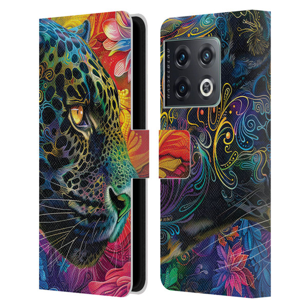 Michael David Ward Animals Wild Tapestry Leather Book Wallet Case Cover For OnePlus 10 Pro
