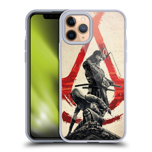Assassin's Creed Shadows Graphics Yasuke And Naoe Soft Gel Case for Apple iPhone 11 Pro