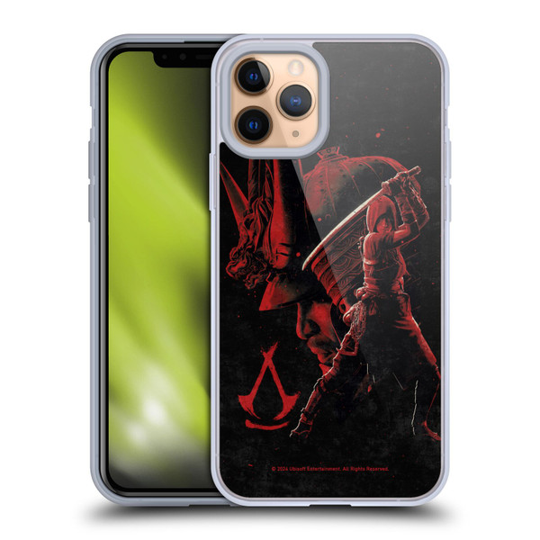 Assassin's Creed Shadows Graphics Yasuke Naoe Red Soft Gel Case for Apple iPhone 11 Pro