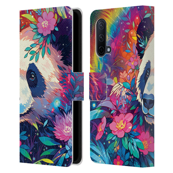 Michael David Ward Animals Panda Leather Book Wallet Case Cover For OnePlus Nord CE 5G
