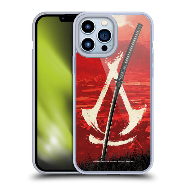 Assassin's Creed Shadows Graphics Crest Katana Soft Gel Case for Apple iPhone 13 Pro Max