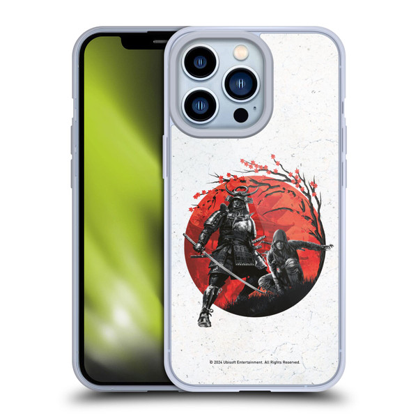 Assassin's Creed Shadows Graphics Japan Flag Characters Soft Gel Case for Apple iPhone 13 Pro