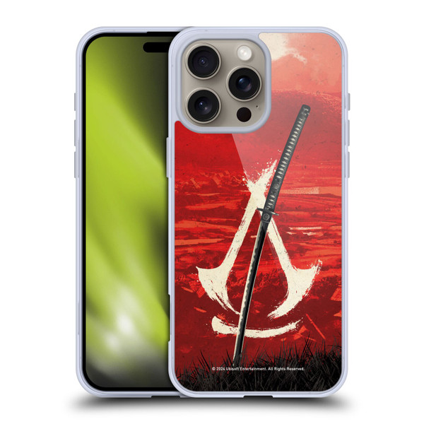 Assassin's Creed Shadows Graphics Crest Katana Soft Gel Case for Apple iPhone 16 Pro Max
