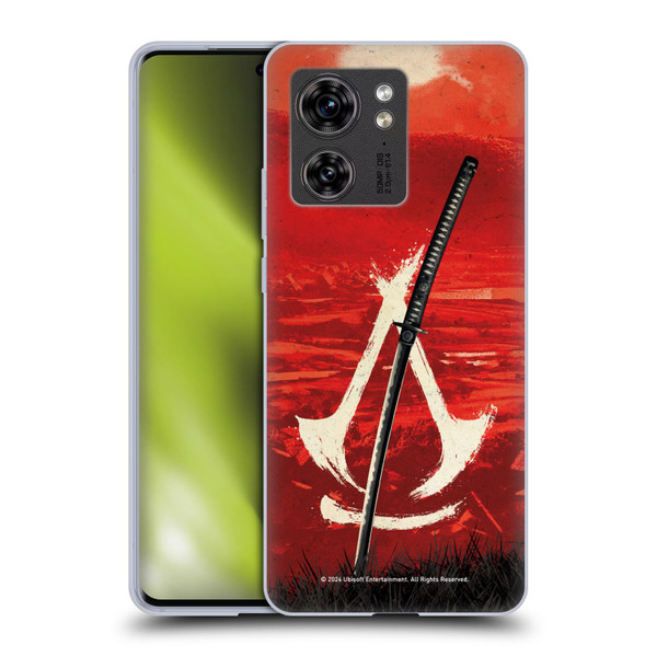 Assassin's Creed Shadows Graphics Crest Katana Soft Gel Case for Motorola Edge (2023)