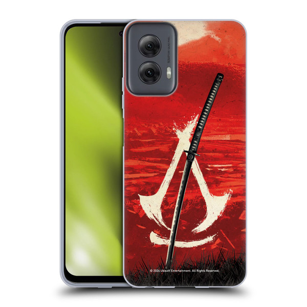 Assassin's Creed Shadows Graphics Crest Katana Soft Gel Case for Motorola Moto G Power (2024)