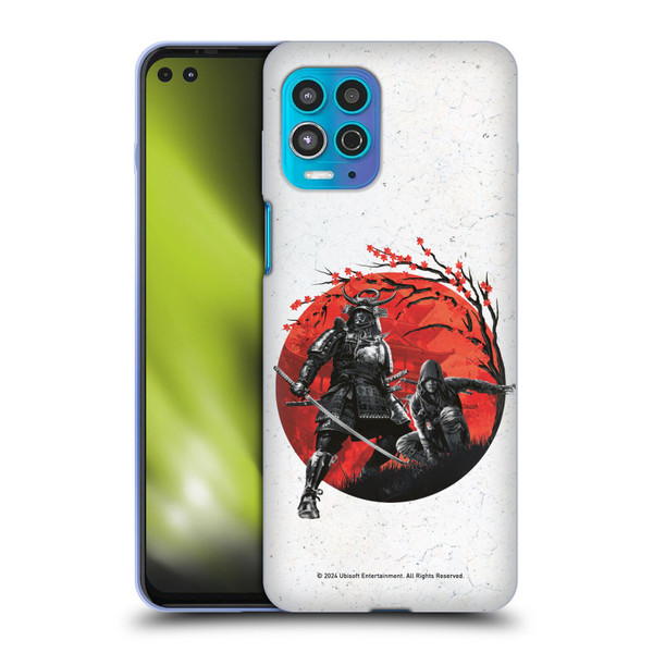 Assassin's Creed Shadows Graphics Japan Flag Characters Soft Gel Case for Motorola Moto G100