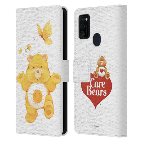 Care Bears Classic Funshine Leather Book Wallet Case Cover For Samsung Galaxy M30s (2019)/M21 (2020)