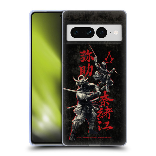 Assassin's Creed Shadows Graphics Yasuke Naoe Kanji Soft Gel Case for Google Pixel 7 Pro