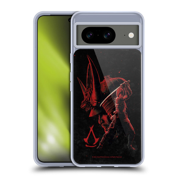 Assassin's Creed Shadows Graphics Yasuke Naoe Red Soft Gel Case for Google Pixel 8