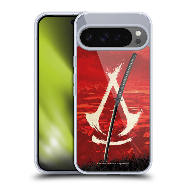 Assassin's Creed Shadows Graphics Crest Katana Soft Gel Case for Google Pixel 9 Pro XL
