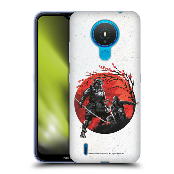 Assassin's Creed Shadows Graphics Japan Flag Characters Soft Gel Case for Nokia 1.4