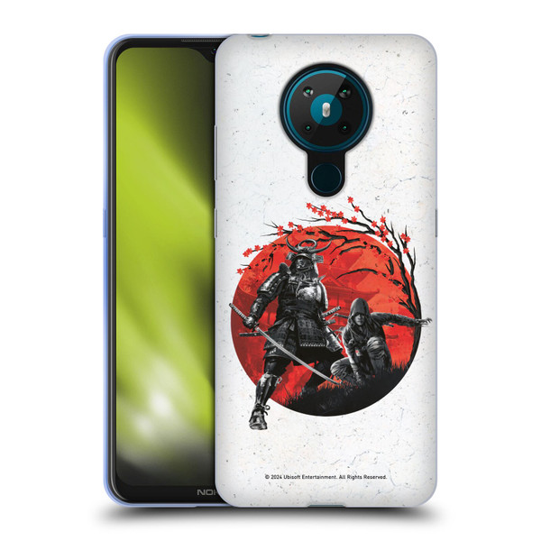 Assassin's Creed Shadows Graphics Japan Flag Characters Soft Gel Case for Nokia 5.3
