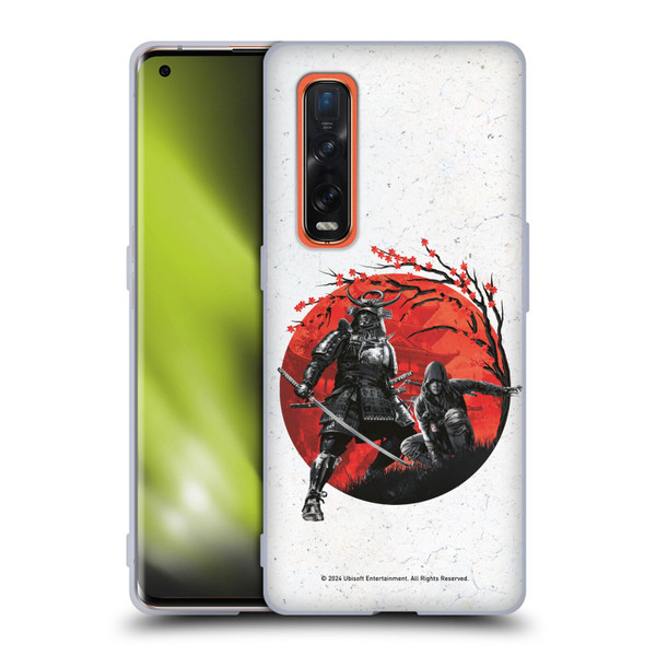 Assassin's Creed Shadows Graphics Japan Flag Characters Soft Gel Case for OPPO Find X2 Pro 5G