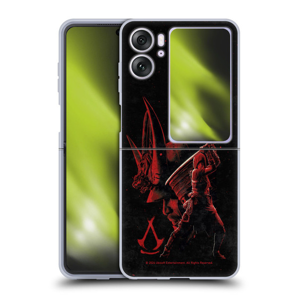 Assassin's Creed Shadows Graphics Yasuke Naoe Red Soft Gel Case for OPPO Find N2 Flip