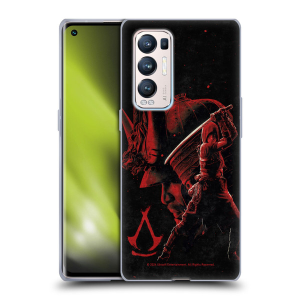 Assassin's Creed Shadows Graphics Yasuke Naoe Red Soft Gel Case for OPPO Find X3 Neo / Reno5 Pro+ 5G