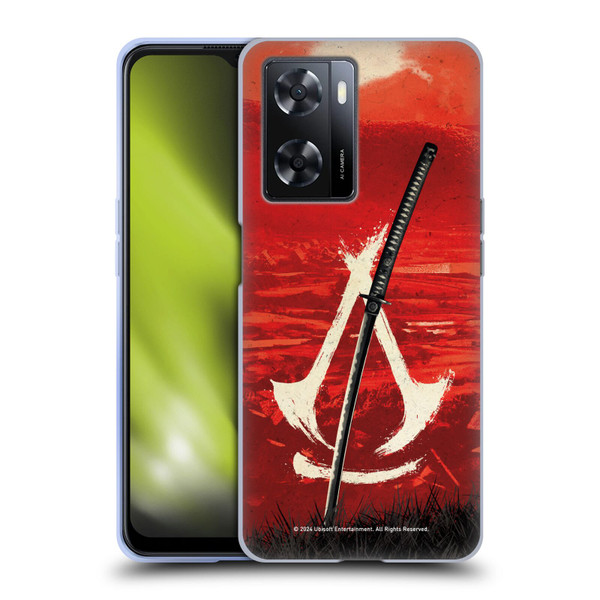 Assassin's Creed Shadows Graphics Crest Katana Soft Gel Case for OPPO A57s