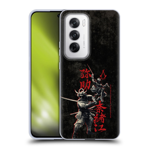 Assassin's Creed Shadows Graphics Yasuke Naoe Kanji Soft Gel Case for OPPO Reno12 5G