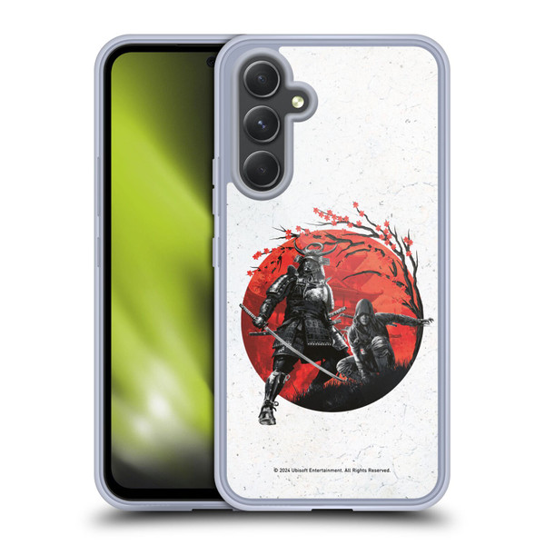 Assassin's Creed Shadows Graphics Japan Flag Characters Soft Gel Case for Samsung Galaxy A54 5G
