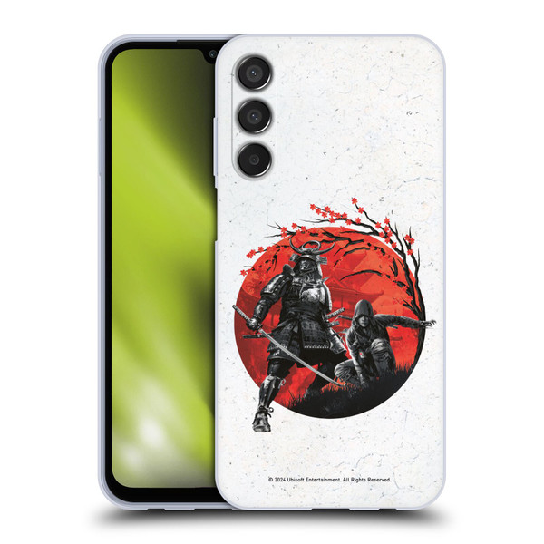 Assassin's Creed Shadows Graphics Japan Flag Characters Soft Gel Case for Samsung Galaxy M15/F15 5G