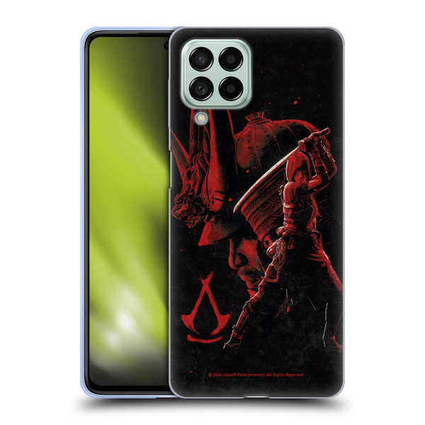 Assassin's Creed Shadows Graphics Yasuke Naoe Red Soft Gel Case for Samsung Galaxy M53 (2022)