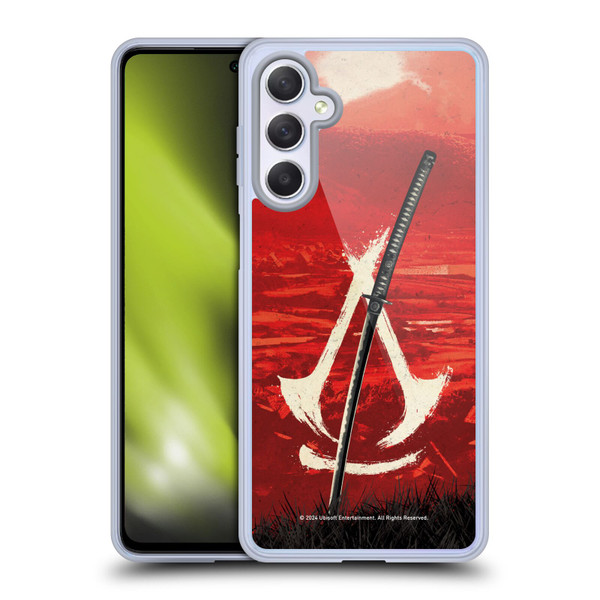 Assassin's Creed Shadows Graphics Crest Katana Soft Gel Case for Samsung Galaxy M54 5G