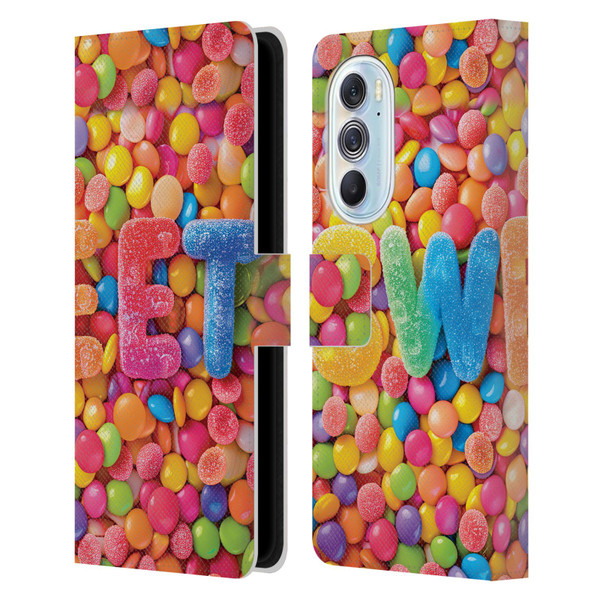 Michael David Ward Fantasy & Whimsical Candies Leather Book Wallet Case Cover For Motorola Edge X30