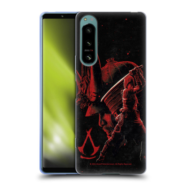 Assassin's Creed Shadows Graphics Yasuke Naoe Red Soft Gel Case for Sony Xperia 5 IV