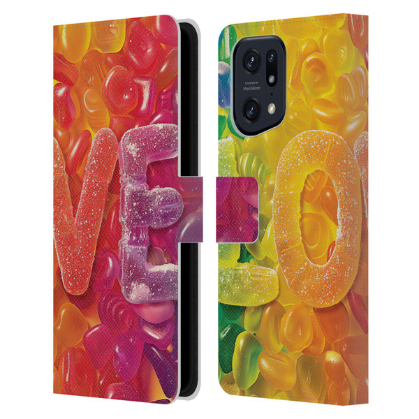 Michael David Ward Fantasy & Whimsical Love Is Sweet Leather Book Wallet Case Cover For OPPO Find X5 Pro