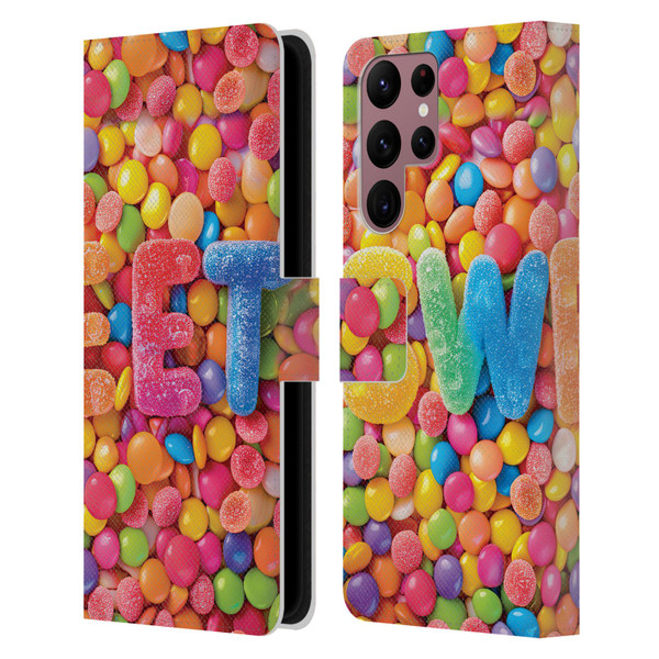 Michael David Ward Fantasy & Whimsical Candies Leather Book Wallet Case Cover For Samsung Galaxy S22 Ultra 5G