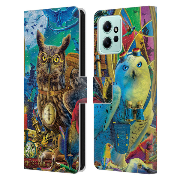 Michael David Ward Fantasy & Whimsical Explorers Leather Book Wallet Case Cover For Xiaomi Redmi 12