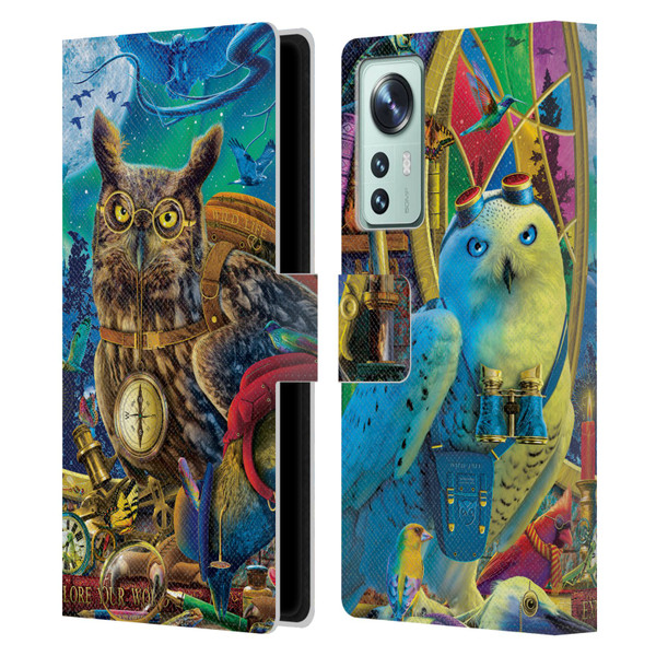 Michael David Ward Fantasy & Whimsical Explorers Leather Book Wallet Case Cover For Xiaomi 12
