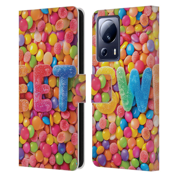 Michael David Ward Fantasy & Whimsical Candies Leather Book Wallet Case Cover For Xiaomi 13 Lite 5G