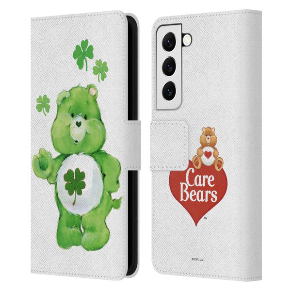 Care Bears Classic Good Luck Leather Book Wallet Case Cover For Samsung Galaxy S22 5G