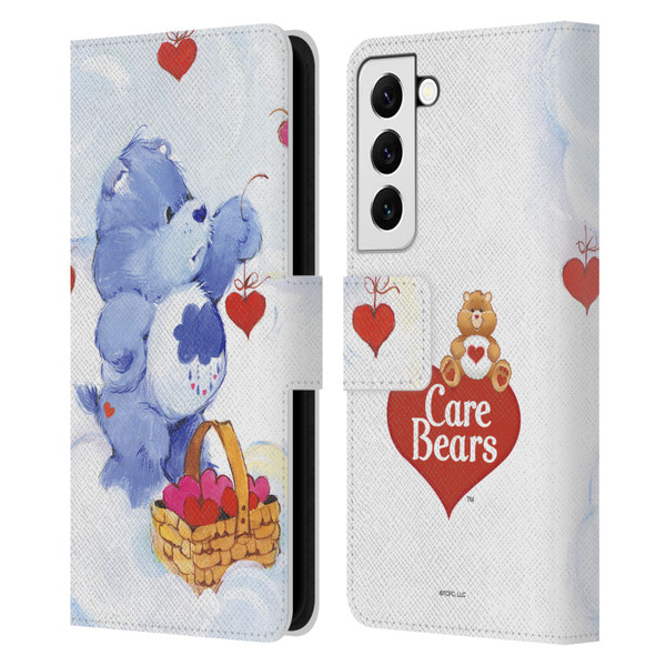 Care Bears Classic Grumpy Leather Book Wallet Case Cover For Samsung Galaxy S22 5G