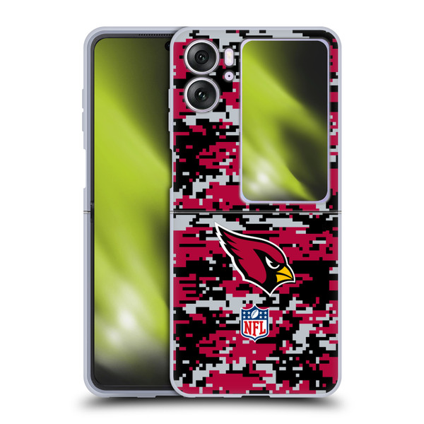 NFL Arizona Cardinals Graphics Digital Camouflage Soft Gel Case for OPPO Find N2 Flip