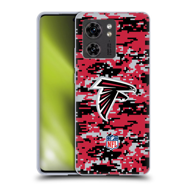 NFL Atlanta Falcons Graphics Digital Camouflage Soft Gel Case for Motorola Edge (2023)