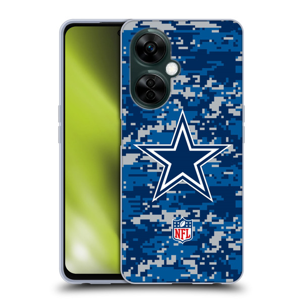 NFL Dallas Cowboys Graphics Digital Camouflage Soft Gel Case for OnePlus Nord N30