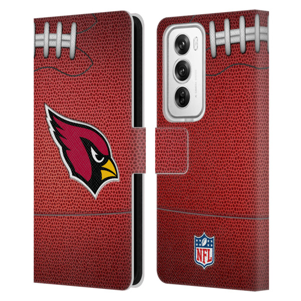 NFL Arizona Cardinals Graphics Football Leather Book Wallet Case Cover For OPPO Reno12 Pro 5G