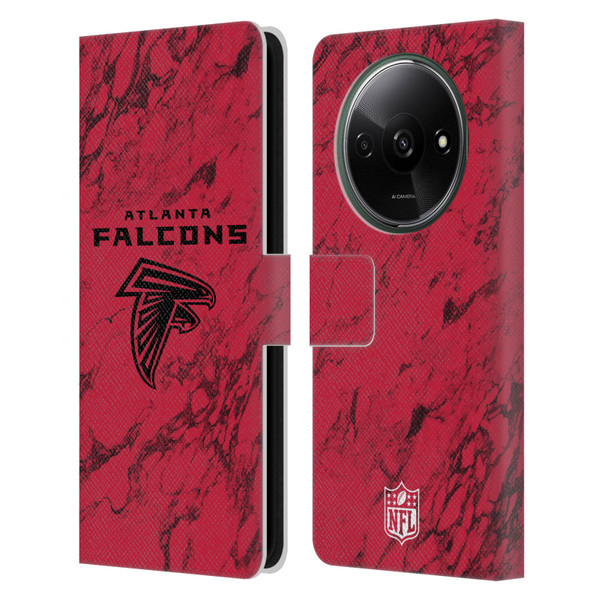 NFL Atlanta Falcons Graphics Coloured Marble Leather Book Wallet Case Cover For Xiaomi Redmi A3