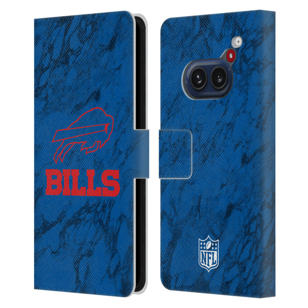 NFL Buffalo Bills Graphics Coloured Marble Leather Book Wallet Case Cover For Nothing Phone (2a)