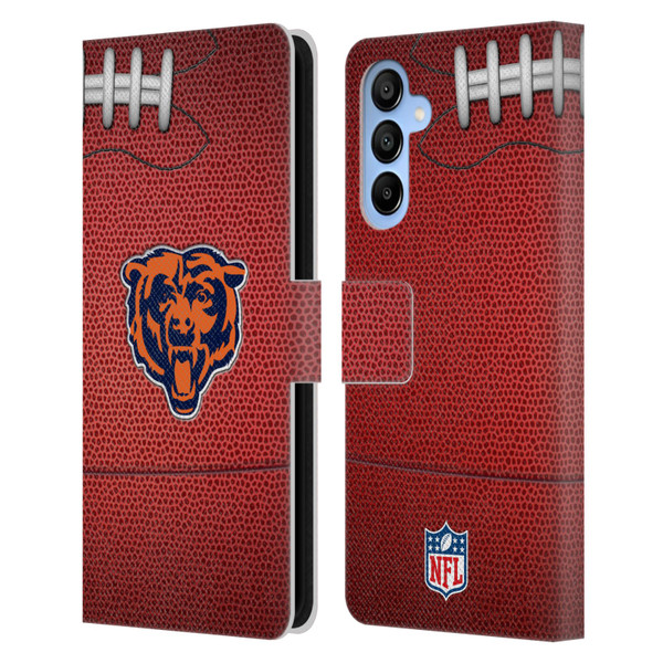 NFL Chicago Bears Graphics Football Leather Book Wallet Case Cover For Samsung Galaxy A16 5G