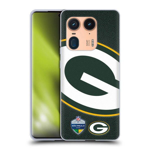 NFL 2024 International Games São Paulo Packers Soft Gel Case for Motorola Edge 50 Ultra/X50 Ultra