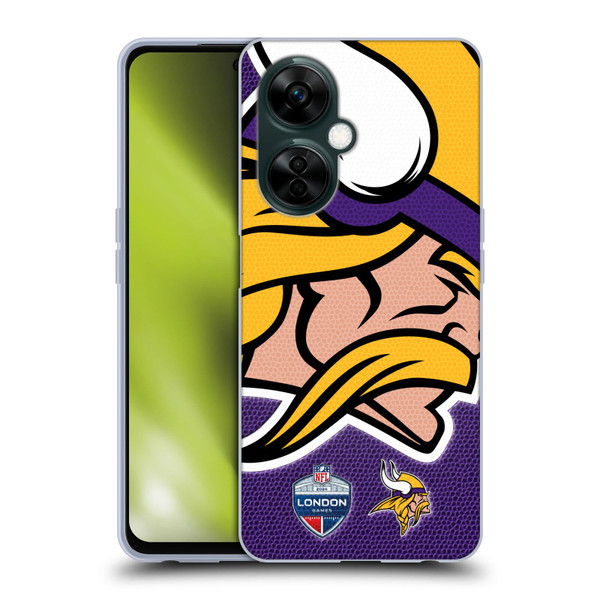 NFL 2024 International Games London Vikings Soft Gel Case for OnePlus Nord N30