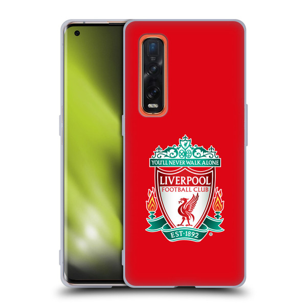 Liverpool Football Club Crest 1 Red 1 Soft Gel Case for OPPO Find X2 Pro 5G
