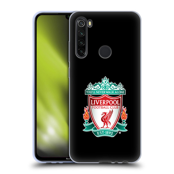 Liverpool Football Club Crest 1 Black 1 Soft Gel Case for Xiaomi Redmi Note 8T