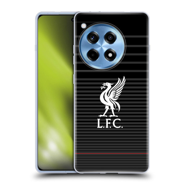 Liverpool Football Club Liver Bird White On Black Kit Soft Gel Case for OPPO OnePlus Ace 3 5G
